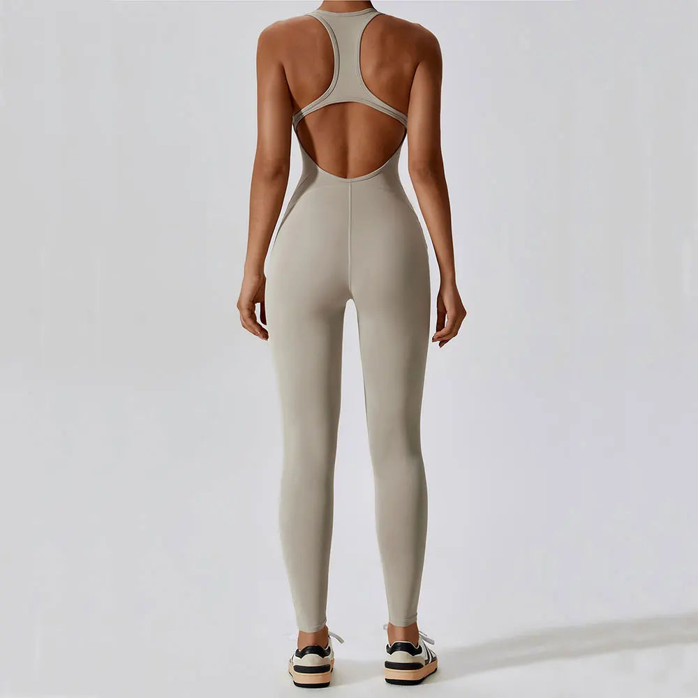 Yoga Jumpsuit Fitness Sports Overalls Gym Clothing Set Activewear