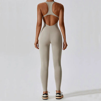 Yoga Jumpsuit Fitness Sports Overalls Gym Clothing Set Activewear