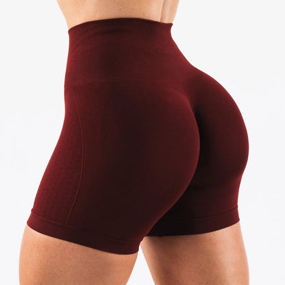 Amplify Contour Seamless Scrunch Butt High Waist Gym Shorts Women
