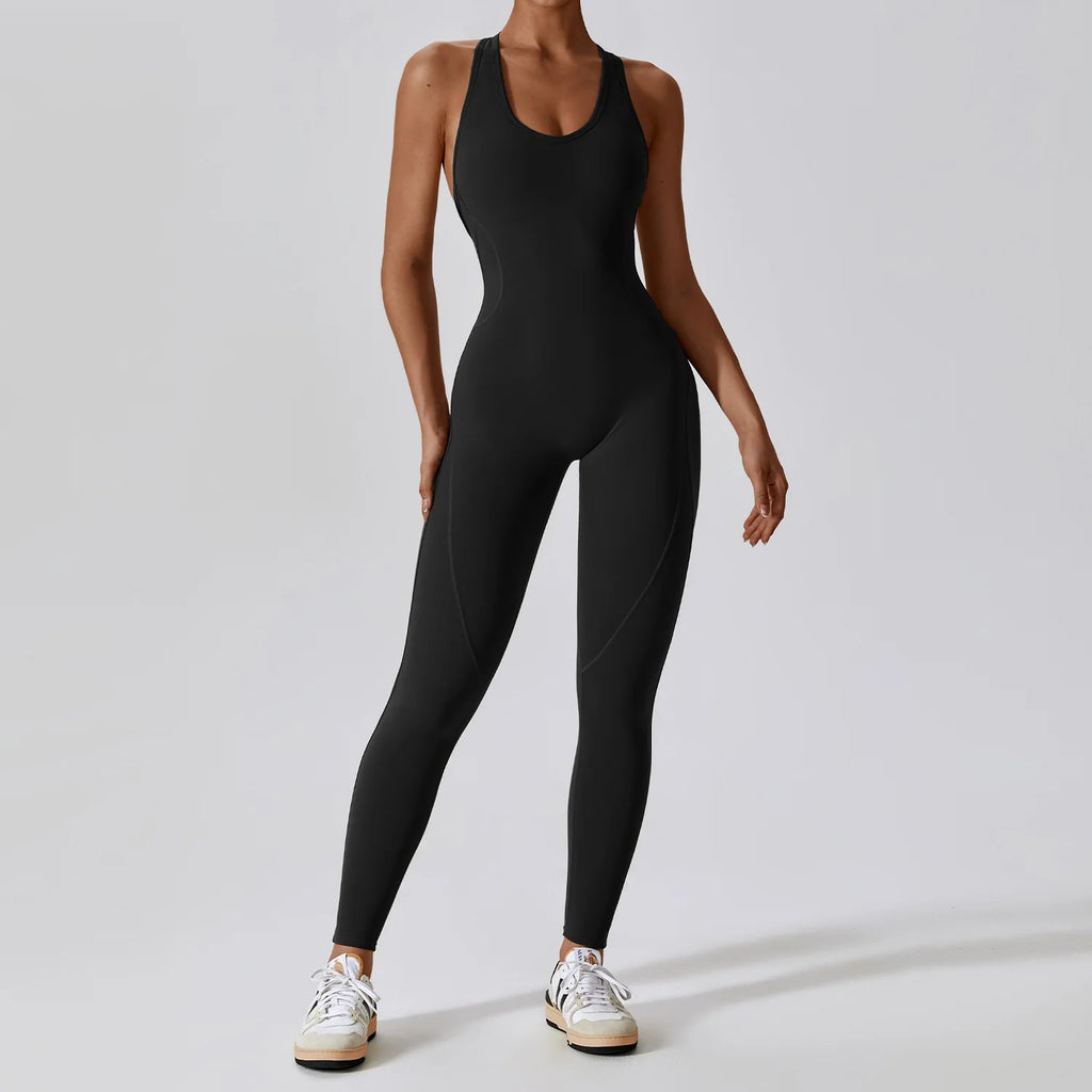 Yoga Jumpsuit Fitness Sports Overalls Gym Clothing Set Activewear