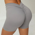 V Back Yoga Gym Shorts Women Women's Activewear Shorts Not Branded