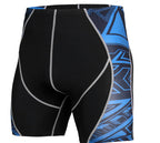 Men's Athletic Quick Dry Compression Shorts With Print