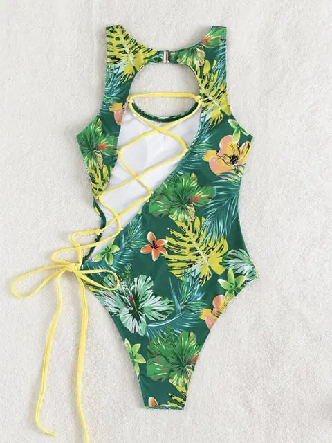 Women's Strappy Swimwear Bikini Set