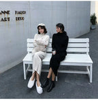 Women's Korean Style Knit Dress