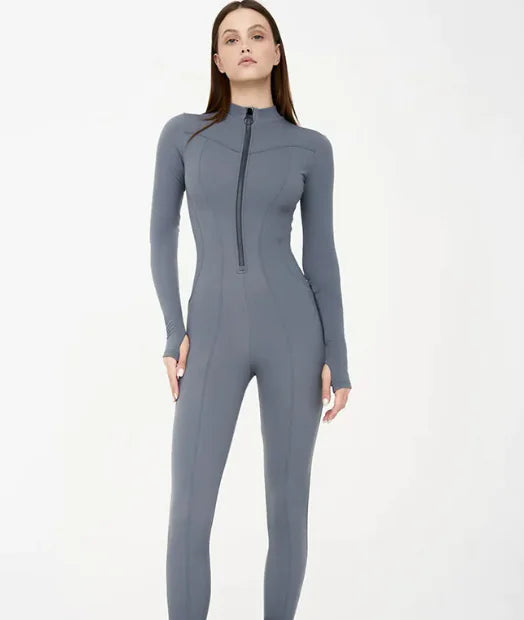 Women's High Waist Milk Silk Jumpsuit