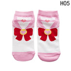 Anime-Inspired Printed Socks