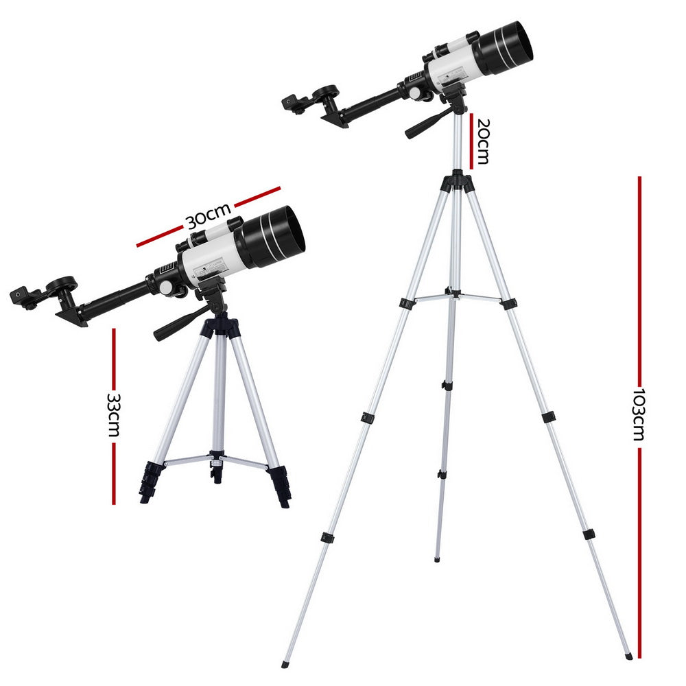 Portable 150X HD Astronomy Telescope with Tripod Optical Outdoor for Kids Adults Secondary image
