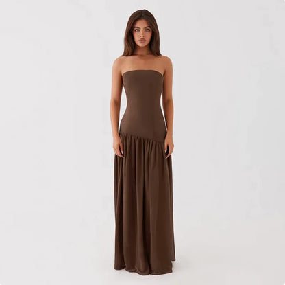 Women's Elegance Max Strapless Slit Dress