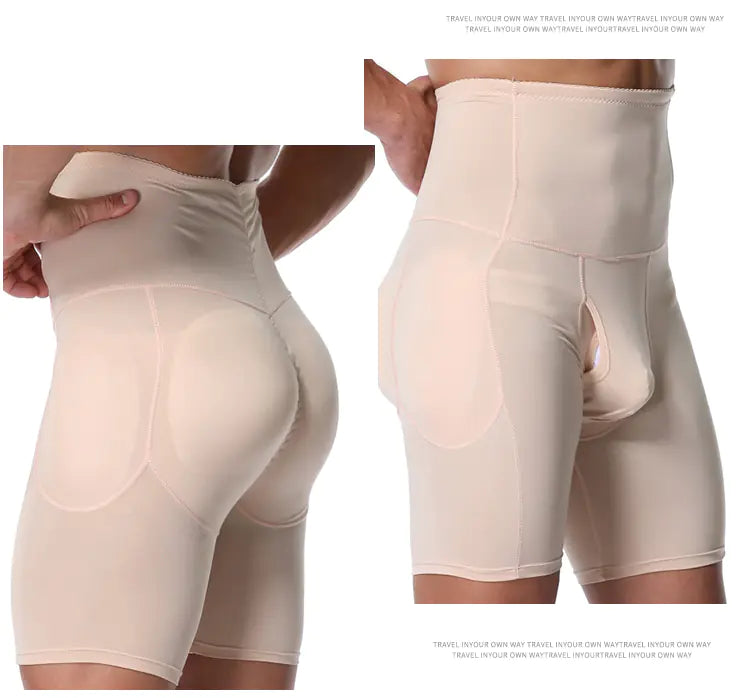 Men's High Waisted Tummy Control Compression Shorts