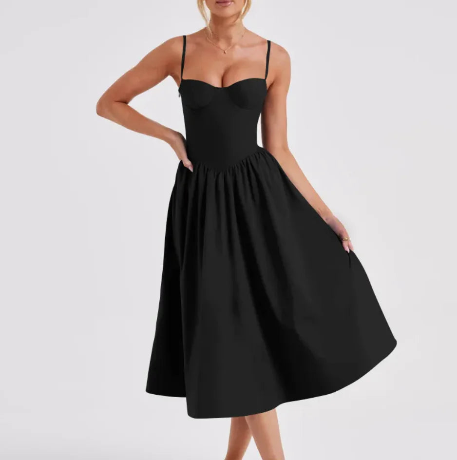 Women's French Vintage Court Style Long Dress