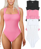 Women's Square Neck Sleeveless Jumpsuit
