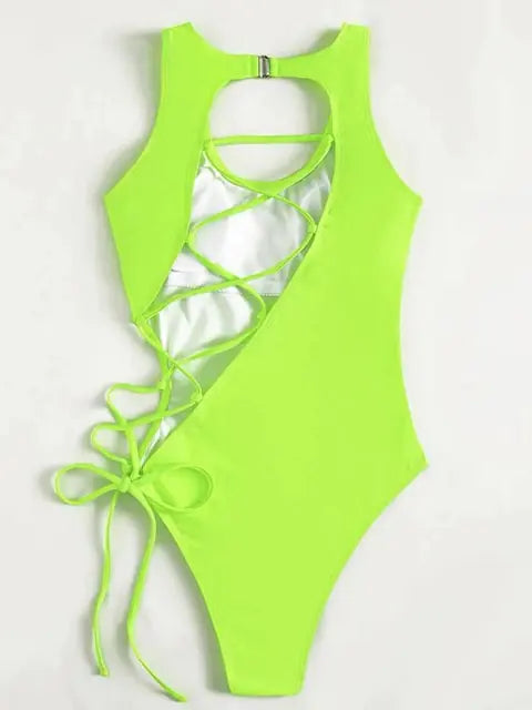 Women's Strappy Swimwear Bikini Set