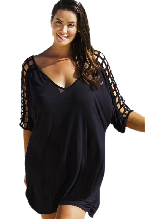Women's Plus Size Loose Beach Dress
