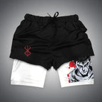 Men’s Anime Gym Shorts Men Shorts Not Branded