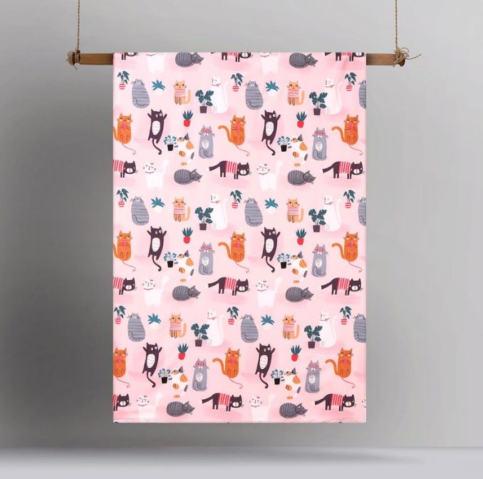 Miaow Glow In The Dark Quilt Cover Sets by Happy Kids Double Main image