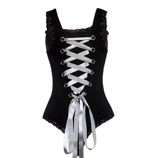 House Of Dasein Corset Back Bodysuit Lingerie Women Size L Women's Lingerie House of Dasein Main image