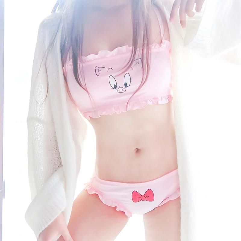 House Of Dasein Little Piggy Lingerie Set Women Costume - Pink