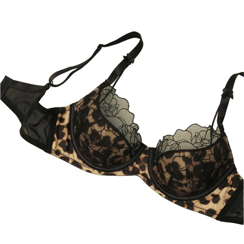 House Of Dasein Leopard Print Bra 85B Women's Lingerie House of Dasein Main image