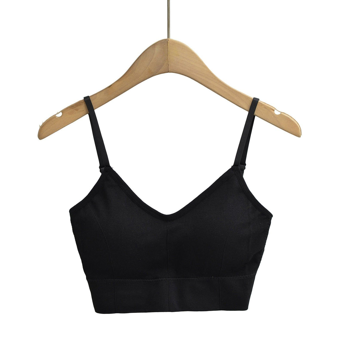 House Of Dasein Integrated Bra With Breast Pad For Women - Black