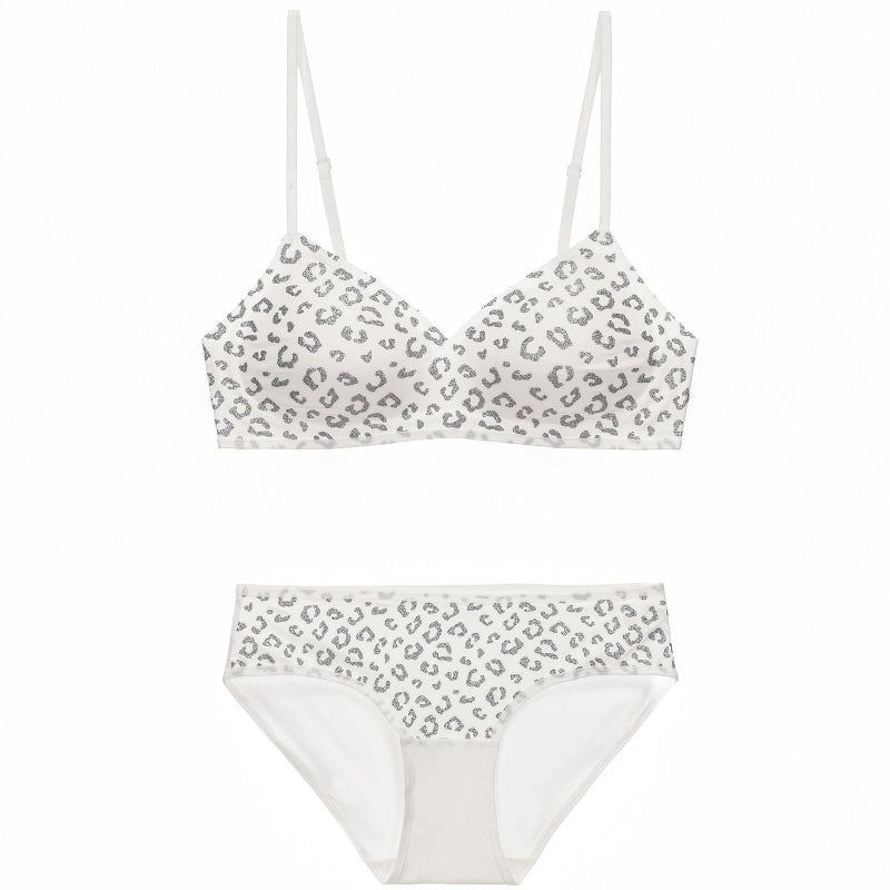 Seamless Deep V Bra Set White XL Women's Lingerie unbranded Main image