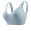 House Of Dasein Women's Deep V Neck Seamless Wireless Gathering Bra - Light Blue - Xxxl(90F95c95d95e)