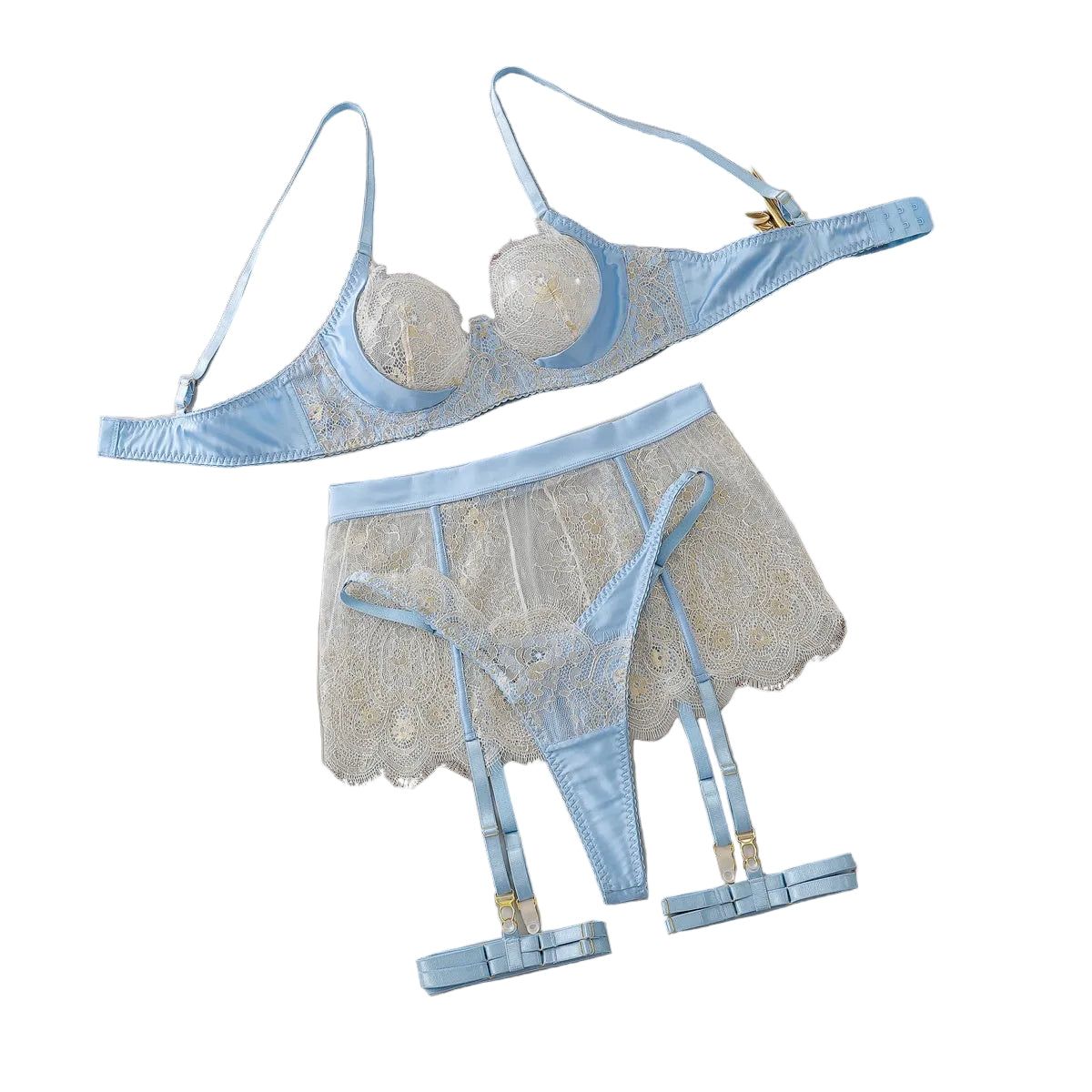 House Of Dasein Lace Lingerie Set L Women's Lingerie House of Dasein Main image