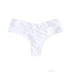 Cross Bikini Thong White XL Women's Lingerie unbranded