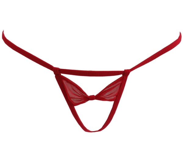 Mesh T Panties Black Free Size Women's Lingerie unbranded
