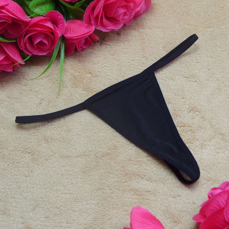 Night Spring Spandex Thong Panties Black Free Size Women's Lingerie unbranded Main image
