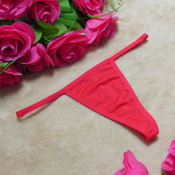 Night Spring Spandex Thong Panties Black Free Size Women's Lingerie unbranded