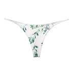 Milk Silk Low Waist Bikini Thong Green Leaf L Women's Lingerie unbranded