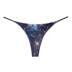Milk Silk Low Waist Bikini Thong Starry Sky L Women's Lingerie unbranded