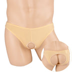 Ye Zimei Ice Silk Open Crotch Briefs Flesh Free Size Women's Lingerie unbranded