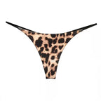 Milk Silk Low Waist Bikini Thong Leopard 1 M Women's Lingerie unbranded