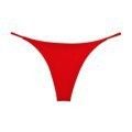 Milk Silk Low Waist Bikini Thong Red XL Women's Lingerie unbranded