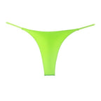Milk Silk Low Waist Bikini Thong Fluorescent Green L Women's Lingerie unbranded