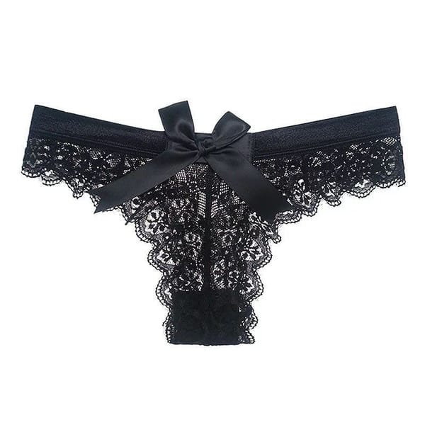 Seamless Floral Lace Panties White M Women's Lingerie unbranded