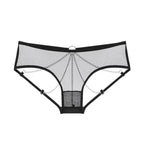 Open Crotch Chain Panties Black Women's Lingerie unbranded