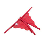 Yunfangyan Lace Bow Panty Set Black Women's Lingerie unbranded