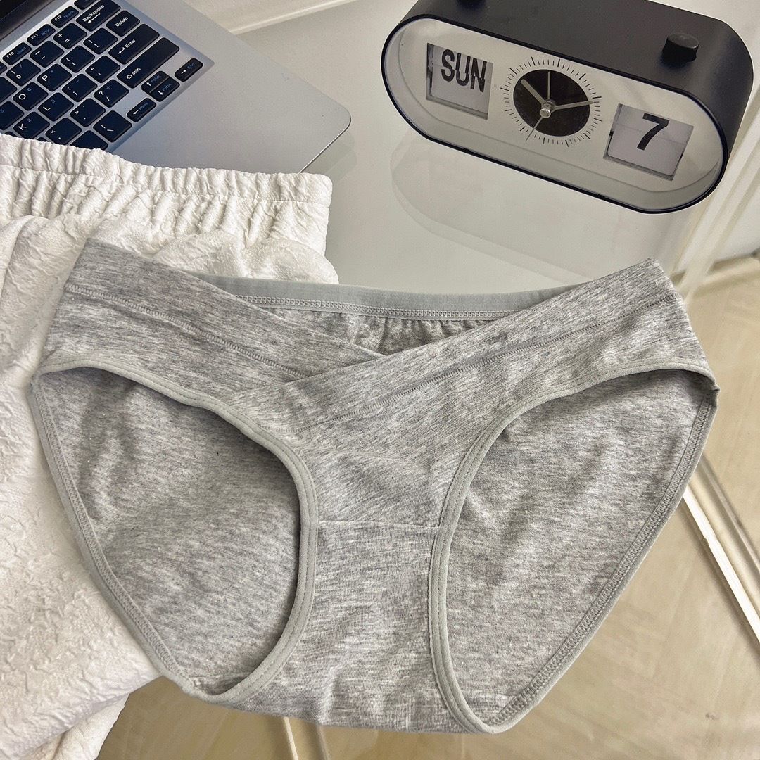 Pet Simei Cotton Briefs Mysterious Flower Grey Free Size Women's Lingerie unbranded Main image