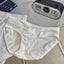 Pet Simei Cotton Women Briefs Low Waist Simple Milky White Free size 40.00 kg-62.50 kg