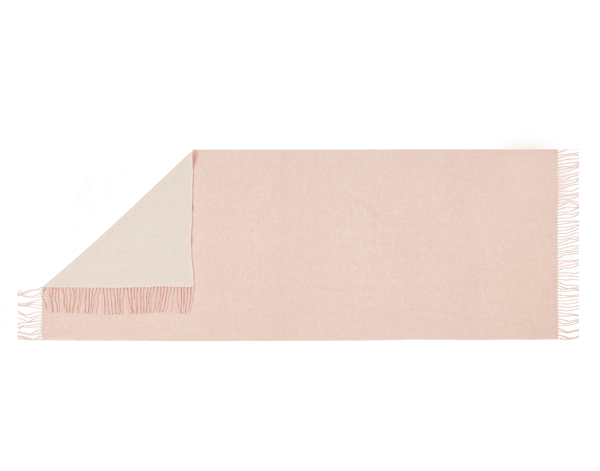 Chiswick Scarf - Cashmere/Merino Wool Blend - Blush Secondary image