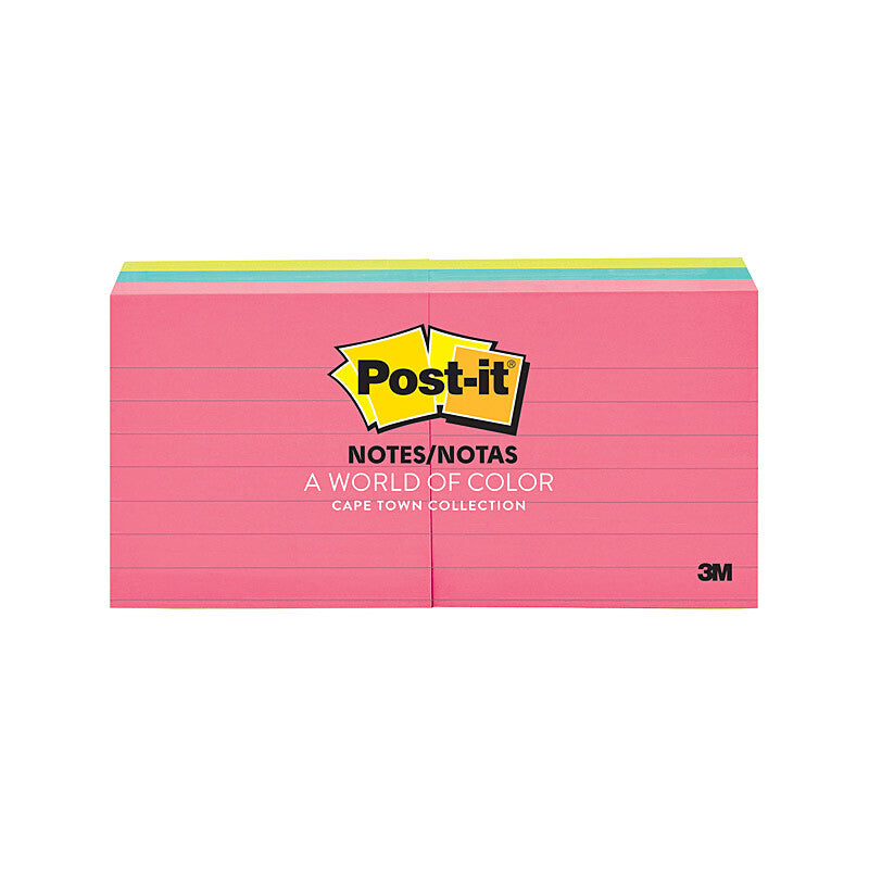 POST-IT 630-6AN Cape Town Collection Lined 73X73 Secondary image