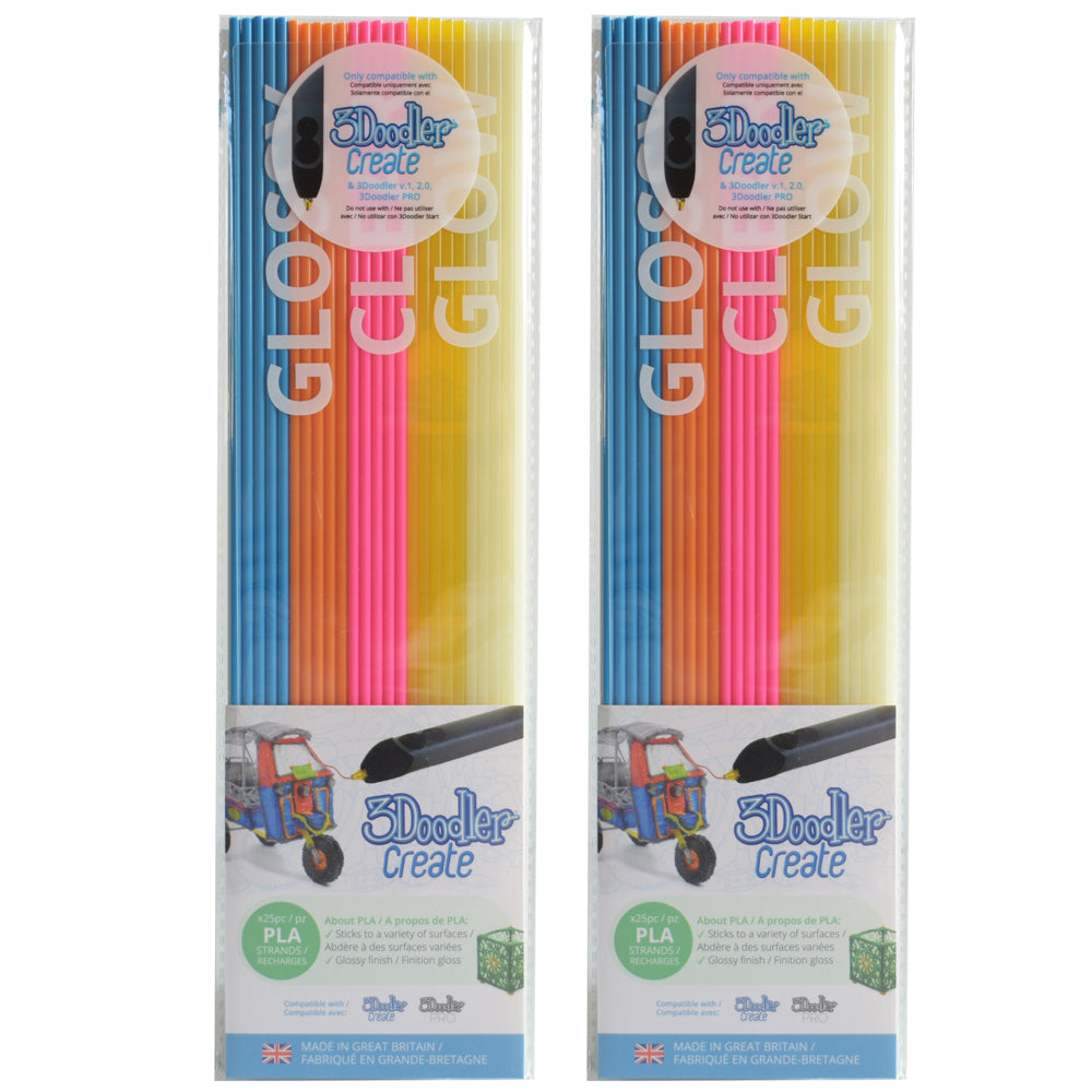 3DOODLER 3Doodler Create PLA Plastic Boogie Nights-2pack Main image