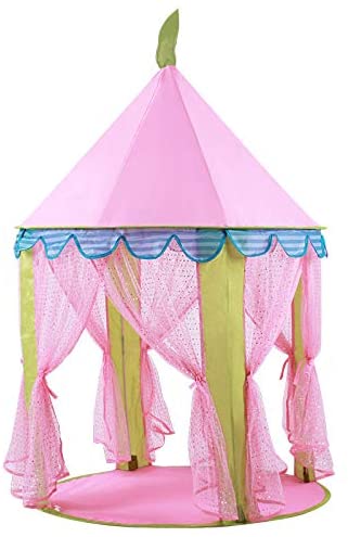 Princess Indoor Castle Playhouse Toy Play Tent for Kids Toddlers with Mat Floor and Carry Bag (Pink) Main image