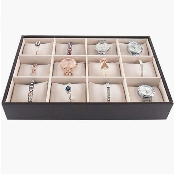 12 Bracelet Storage Tray (Black) Secondary image
