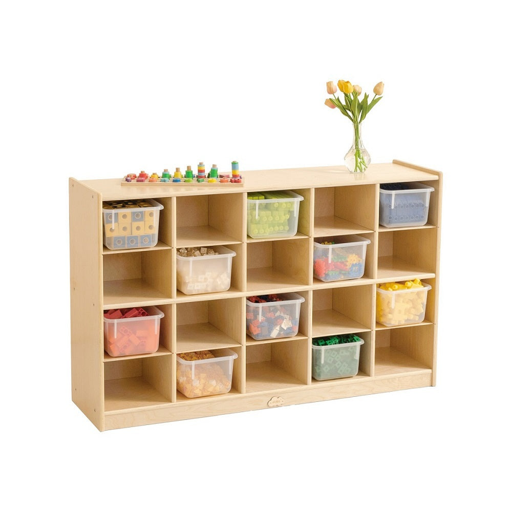 Jooyes 20 Cubby Cabinet Kids Bookshelf Organiser Storage Main image