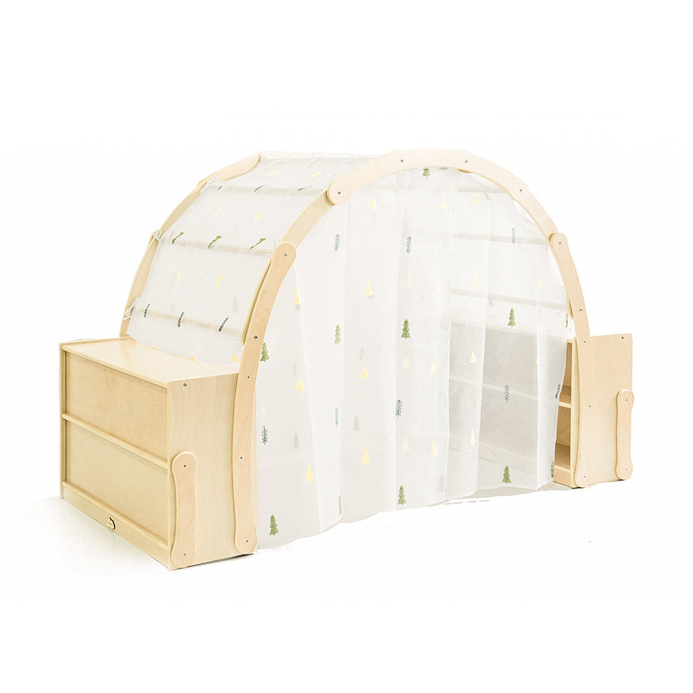 Jooyes Kids Rainbow House Play Stand Cubby House With Storage Cabinet Main image