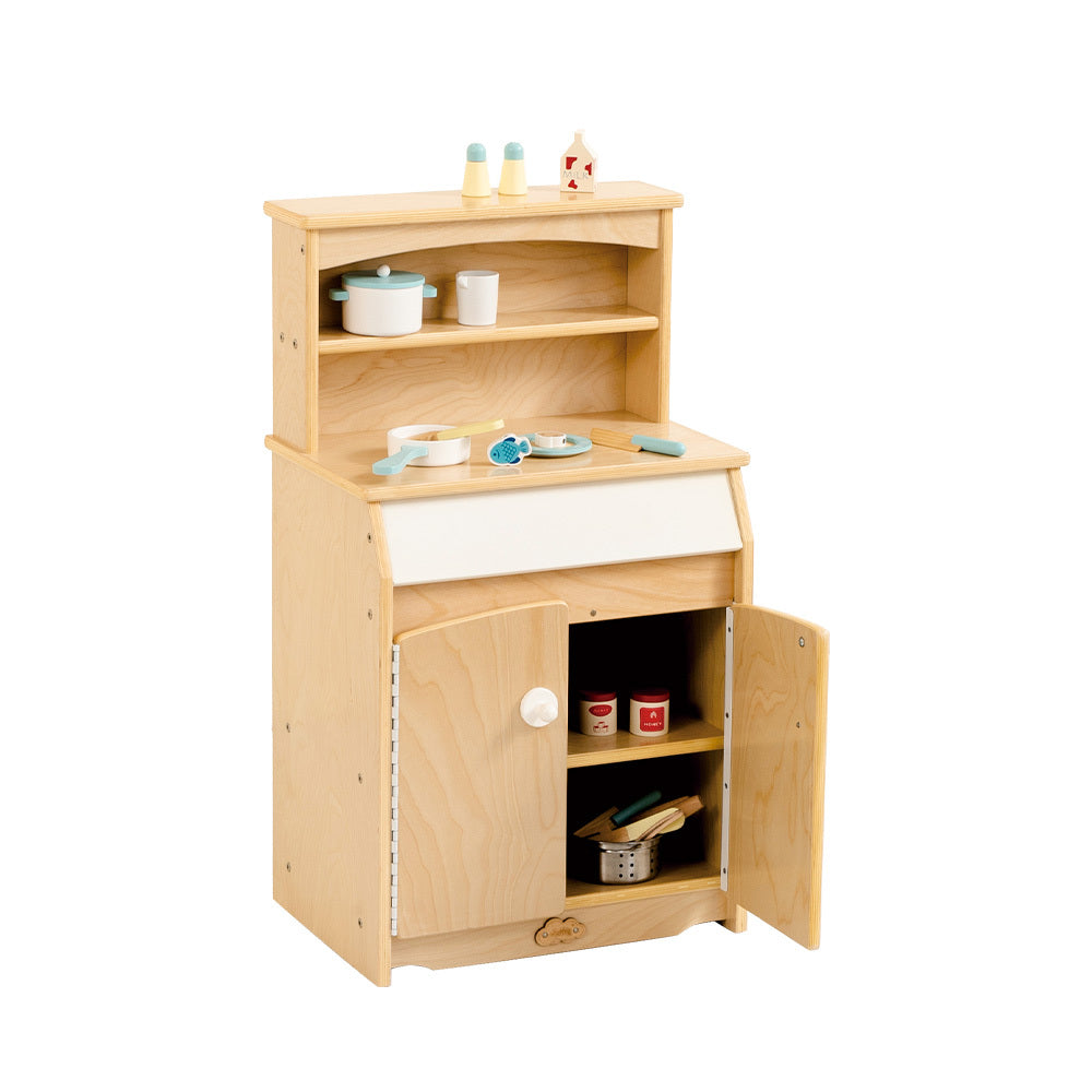 Jooyes Kids Wooden Play Kitchen Cupboard - H83cm Main image