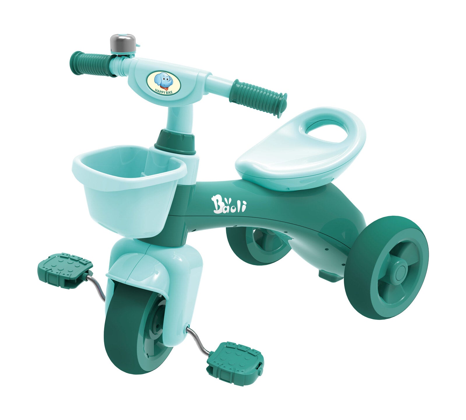 Tricycle Kids Ride-On (Green) - 57.5 x 33.5 x 57.5 cm Main image
